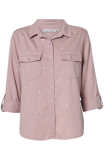 Embroidered Star Shirt Slide 1