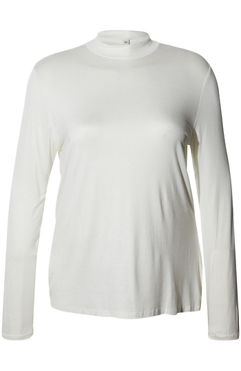 Bamboo Mock Neck Top Slide 1