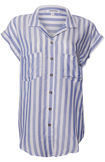 Stripe Button Down Slide 1