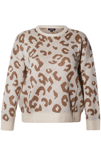 Leopard Print Pullover Slide 1
