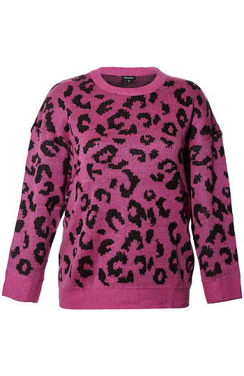 Leopard Print Pullover Slide 1