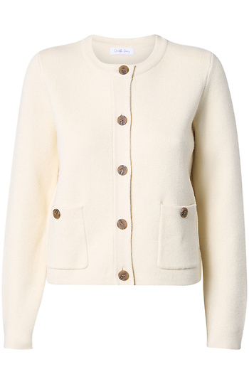 Button Front Cardigan with Pockets Slide 1