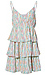 Printed Tiered Mini Dress Thumb 1