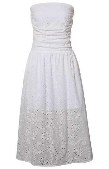 Eyelet Midi Dress Slide 1