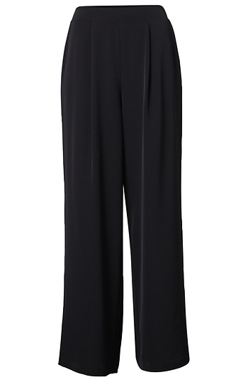 Pleat Flat Front Wide Leg Slide 1