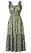 Square Neck Floral Dress Thumb 1