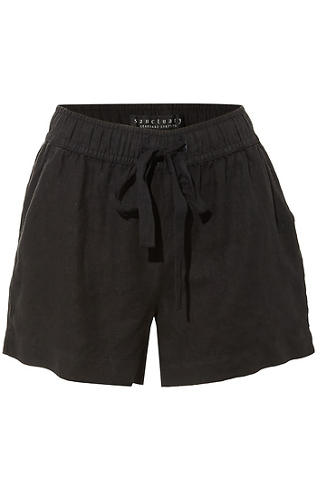 Sanctuary Linen Shorts Slide 1