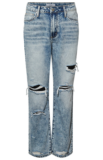 High Rise Crop Straight Jean Slide 1