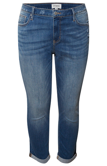Ceros High Rise Cuffed Jeans Slide 1