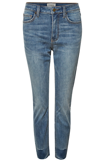 High Rise Crop Denim Slide 1