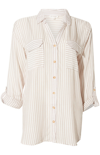 Striped Button Up Slide 1