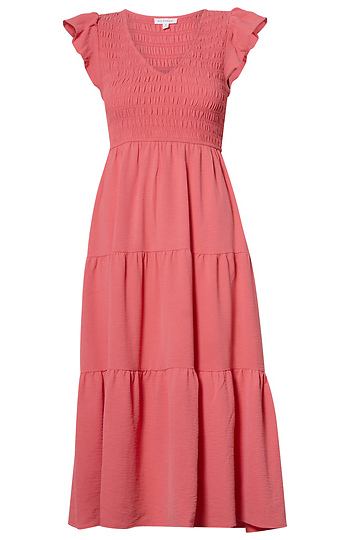 V-Neck Midi Dress Slide 1