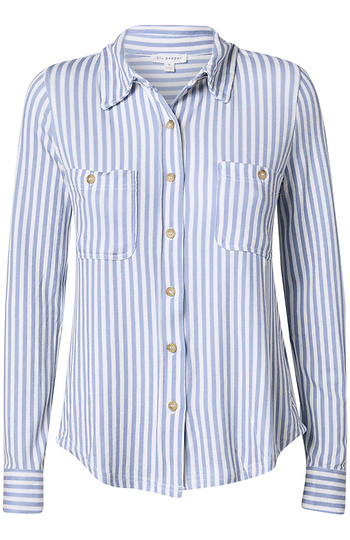 Long Sleeve Striped Top Slide 1