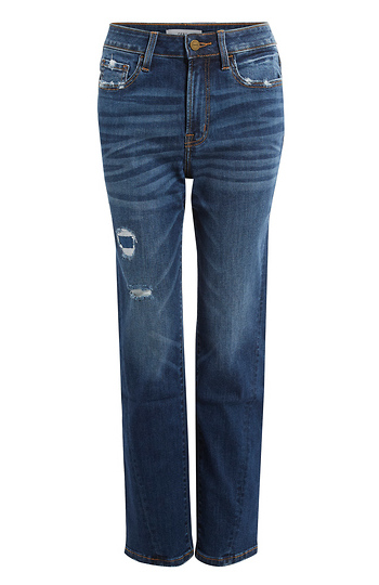 High Rise Straight Jean Slide 1