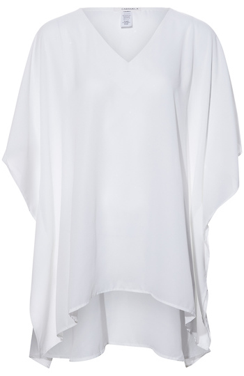 Draped Short Sleeve Top Slide 1