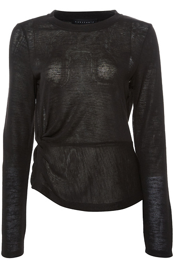 Sanctuary Side Knot Long Sleeve Top Slide 1