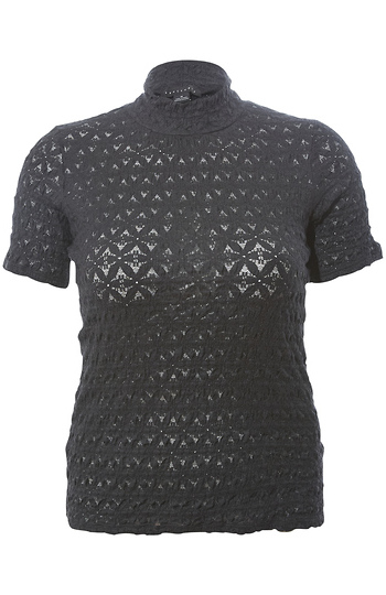 Sanctuary Textured Short Sleeve Top Slide 1