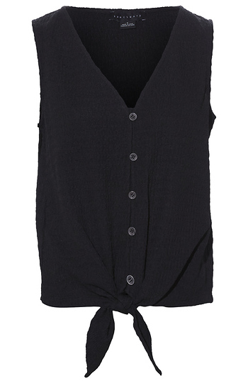 Sanctuary Front Tie Sleeveless Top Slide 1