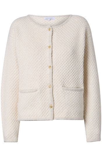 Boucle Knit Cardigan Slide 1