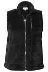 Fuzzy Zip Front Vest