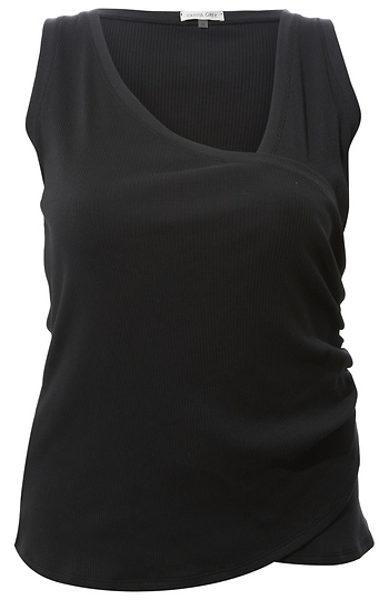 Surplice Shirred Top Slide 1