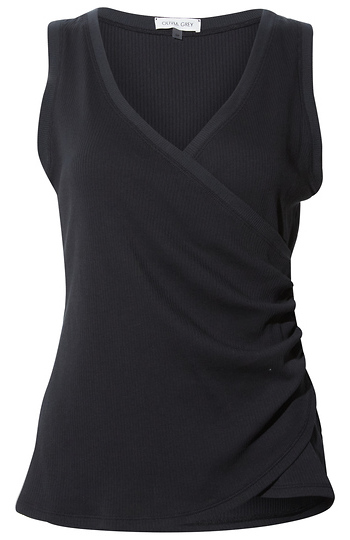 Surplice Shirred Top Slide 1