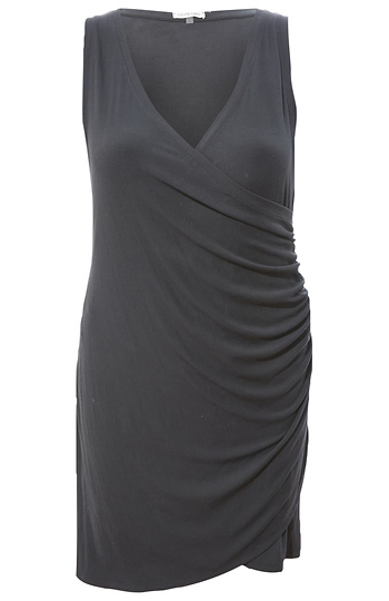 Shirred Sleeveless Dress Slide 1