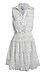 Sleeveless Polka Dot Mini Dress Thumb 1
