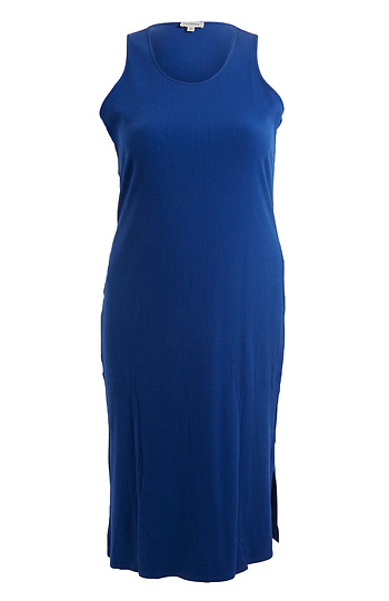 Ribbed Tank Midi Dress Slide 1