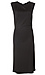Side Ruched Sleeveless Midi Dress Thumb 1