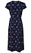 Tropical Faux Wrap Dress Thumb 2