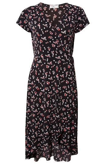 Short Sleeve Floral Dress Slide 1