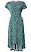 Faux Wrap High Low Dress Thumb 1