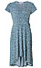 Floral Print Wrap Dress Thumb 1