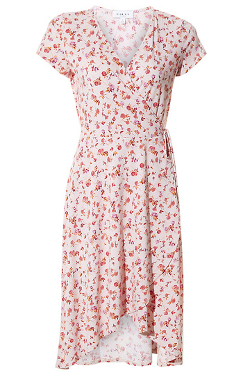 Floral Wrap Dress Slide 1