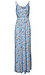 Floral Maxi Dress with Side Slit Thumb 1