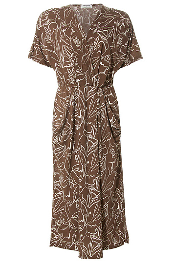 Printed Midi Dress Slide 1