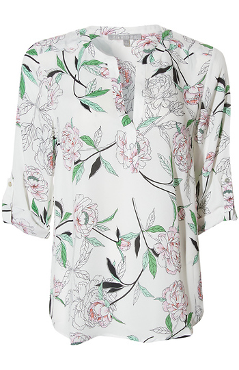 Daniel Rainn Split Neck Top Slide 1