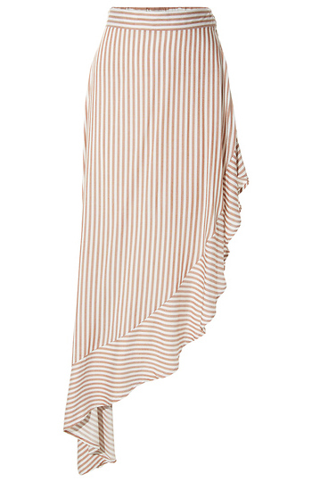 Stripe High Low Maxi Skirt Slide 1