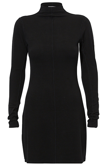 Mock Neck Long Sleeve Dress Slide 1
