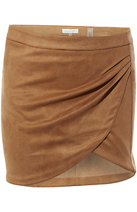 Faux Wrap Mini Skirt Slide 1
