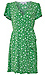 V-Neck Button Front Dress Thumb 1