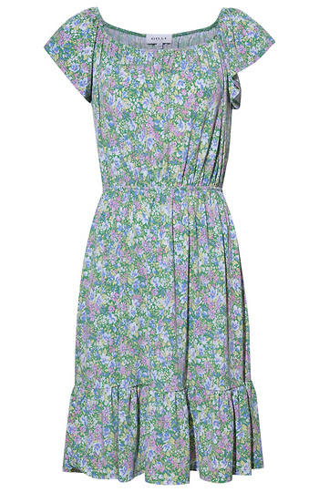 Ruffle Sleeve Mini Dress Slide 1