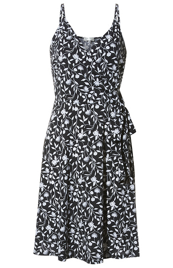 Side Tie Crossover Mini Dress Slide 1