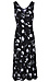 Sleeveless Faux Wrap Midi Dress Thumb 1