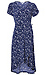 High Low Faux Wrap Dress Thumb 1