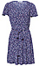 Waist Tie Floral Mini Dress Thumb 1
