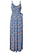 Surplice Maxi Dress with Side Tie Thumb 1