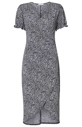 Surplice Midi Dress Slide 1