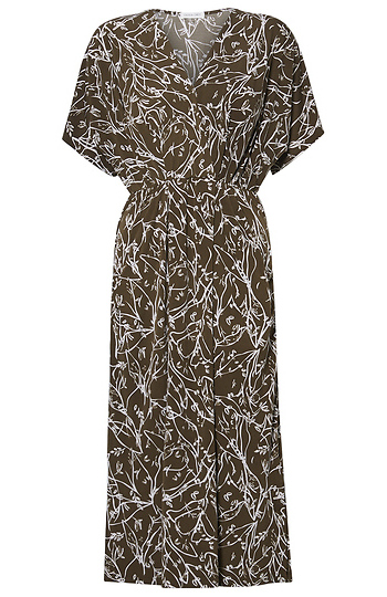 Printed Midi Dress Slide 1